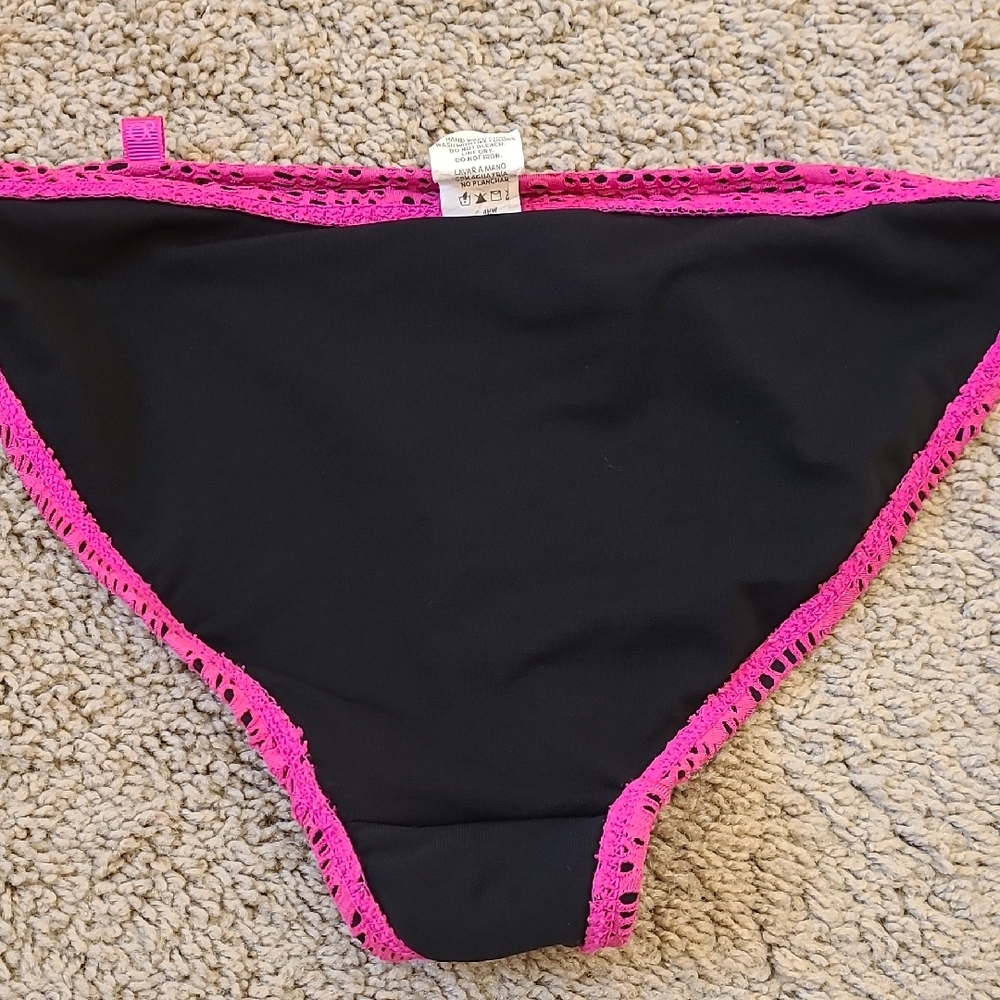 OP Pink Black Bikini Set - Picture 8 of 15